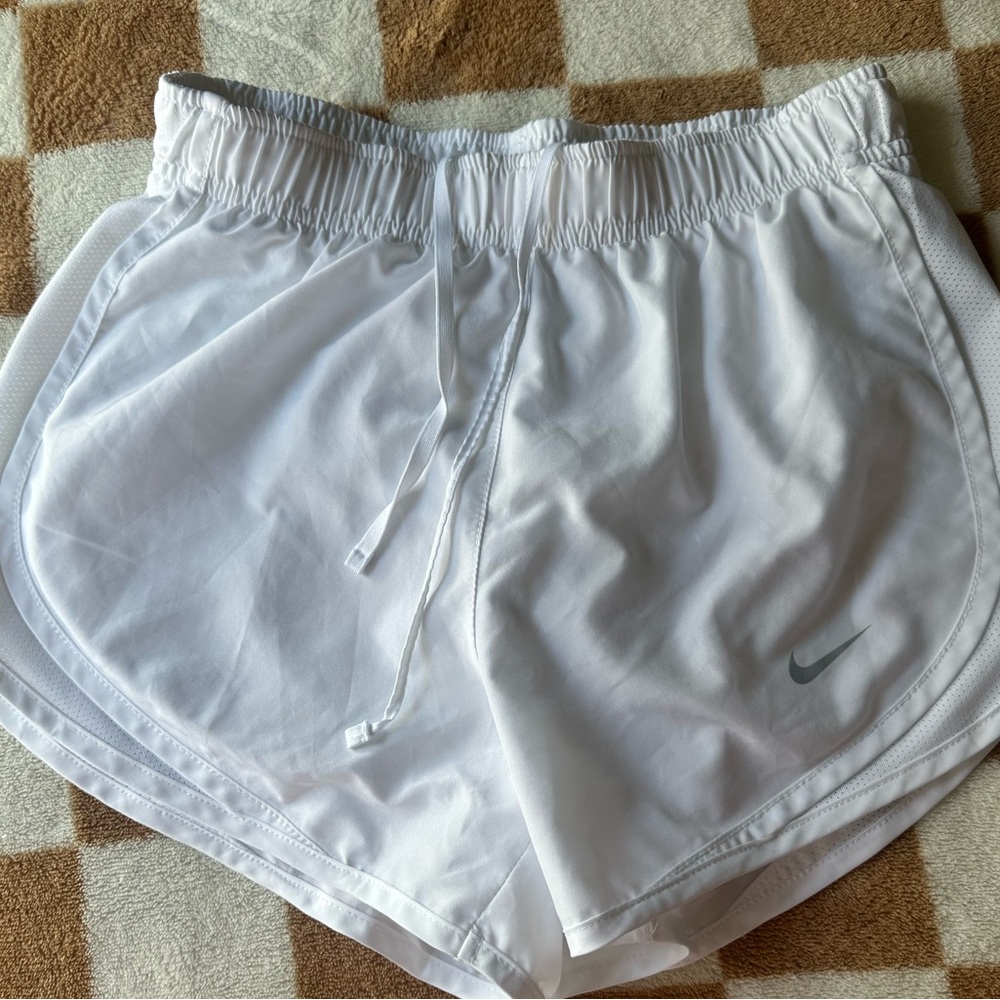 Nike Dri-FIT White Performance Shorts